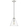 Harper Glass Pendant Light - 11.5" Dimmable Fixture for Kitchen, Bathroom & Living Room - 3 of 4