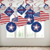 Big Dot of Happiness 4th of July - Independence Day Hanging Decor - Party Decoration Swirls - Set of 40 - 3 of 4