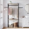 Over The Washer and Dryer Storage Shelf, Laundry Room Organization Racks, Bathroom Space Saver Shelf for Drying Clothes, 5-Tier Adjustable Height - 3 of 4