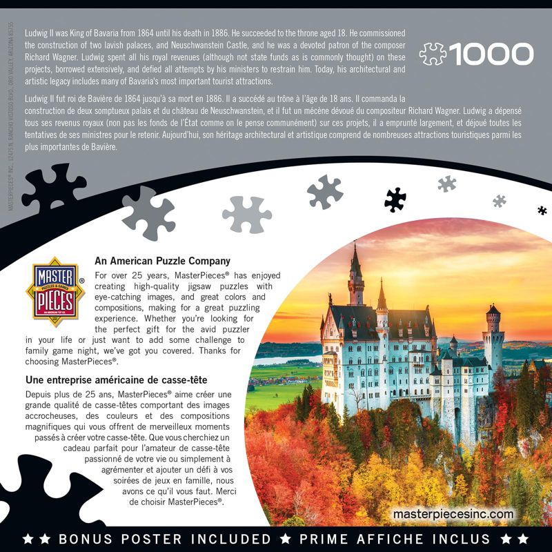 MasterPieces Inc ShutterSpeed Autumn Castle 1000 Piece Jigsaw Puzzle, 2 of 4