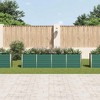 vidaXL Raised Bed Green Galvanized steel Large Durable Garden Planter - 3 of 4
