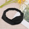 Unique Bargains Women's Stripes Elastic Cross Headwrap 1 Pc - 4 of 4