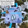 Baby Jack The Learning Lovey Arctic Animals Polar Bear Penguins Crinkle Sensory Tag Toy 8" x 8" - 4 of 4
