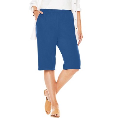 Woman Within Plus Size 7-Day Knit Bermuda Shorts