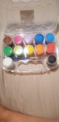 15pc Washable Tempera Paint Set In Plastic Tote - Mondo Llama