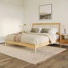 King Size Wood Platform Bed with Headboard for Bedroom - 2 of 4