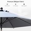 PURPLE LEAF Patio Umbrella Outdoor Table Umbrella Aluminum Frame Market Umbrella Sun Umbrella with 8 Sturdy Ribs - 4 of 4