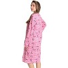 Just Love Womens Nightgown - Long Sleeve Henley Oversized Sleepwear Gown - 2 of 3