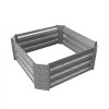 Raised Garden Bed Plant Holder Kit - Adjustable Galvanized Iron Planter Box for Growing Flowers, Vegetables, Fruits, and Herbs by Nature Spring - 3 of 4