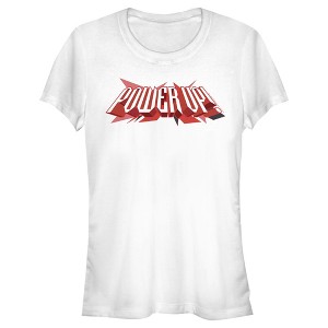 Juniors Womens Power Rangers Power Up Motto T-Shirt - 1 of 3