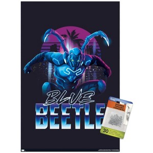 Trends International DC Comics Movie Blue Beetle - City Unframed Wall Poster Prints - 1 of 4
