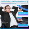 CAVINAS Ergonomic Gaming Computer Chair, S-Shaped Backrest Home Office Desk Chair, Swivel Computer Chair, PU Leather Office Chair with Rocking Mode - 3 of 4