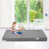 Convertible Folding Sofa Bed, Futon Sleeper Chair with Pillow, High-Density Memory Foam Sofa Bed, Foldable Mattress for Living Room/Dorm/Apartment - 3 of 4