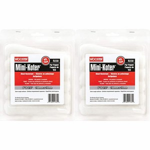 Wooster Genuine 6" Mini-Koter Shed-Resistant 1/2" Nap 2 Sets Of 10-Pack Roller Cover # R230-6-2PK - 1 of 1