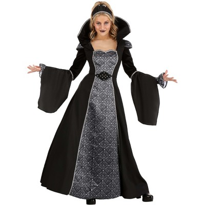 HalloweenCostumes.com Adult Enchanting Sorceress Queen Costume Dress - Women's Mystical Allure Outfit - Halloween Royalty Attire