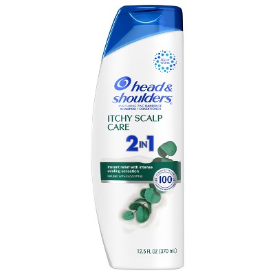 Head and Shoulders 2 in 1 Dandruff Shampoo and Conditioner, Anti-Dandruff Treatment, Itchy Scalp Care for Daily Use, Paraben Free, 12.5 oz