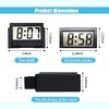 TruAIR Mini Self-Adhesive Digital Clock for Car Dashboard or Desk - 2 of 4