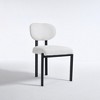 Ridstar 2 Piece Modern Dining Chairs, Armless Chair For Dining Room-Beige - 2 of 4