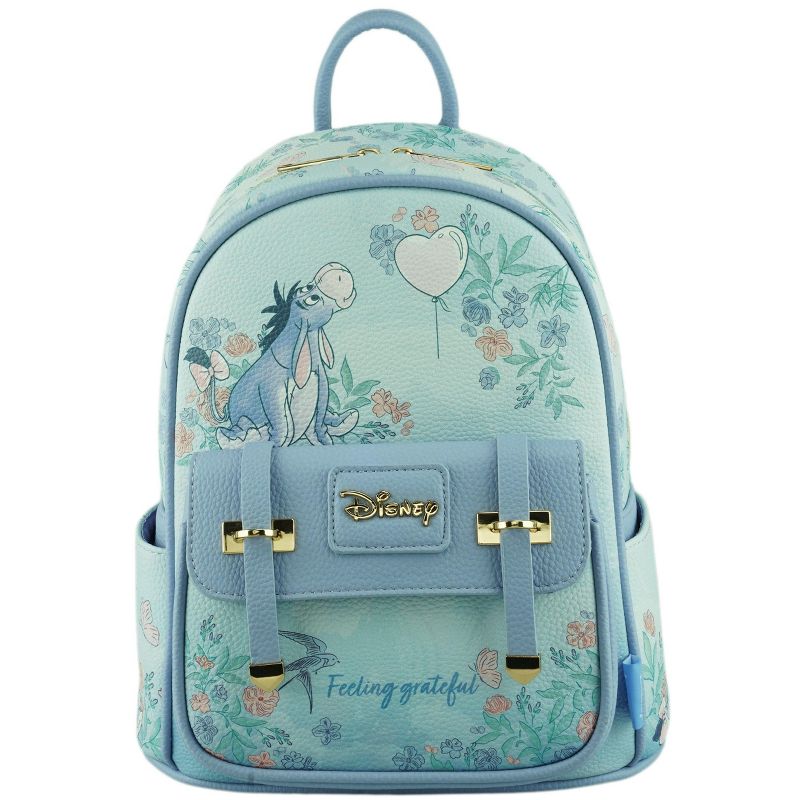 Winnie the Pooh - Eeyore WondaPop 11" Vegan Leather Fashion Mini Backpack, 1 of 8