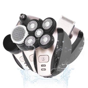 IGIA 5-in-1 Electric Head Shaver for Men Head Razor with Beard Trimmer, Nose Hair Trimmer, Face Brush & Massager - 1 of 4