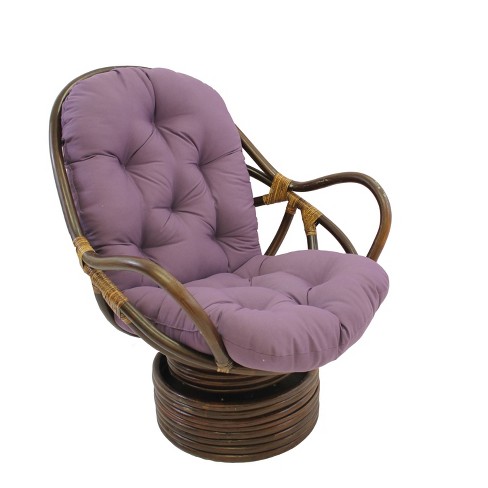 Swivel Rocker With Twill Cushion Grape International Caravan