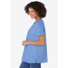 Woman Within Plus Size Perfect Short-Sleeve Keyhole Tee - 4 of 4