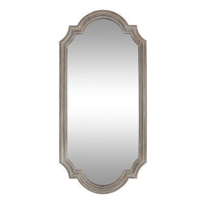 Fairbourne Coastal Distressed White Full-Length Wall Mirror