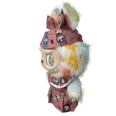 Детские куклы Doll Clothes Superstore Monster Doll Print Dress and Matching Ear Opening Hat for 37 cm Collectible Monster Dolls — фото 3