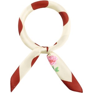 INSPIRE CHIC Women's Polka Dot Square Neckerchief Headband 27.56*27.56 inches(L*W) - 1 of 4