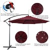 Yaheetech 10 Ft Patio Umbrella with Crank & Cross Base - 4 of 4
