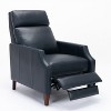 Okak Push Back Recliner Chair Accent Chair Faux Leather Recliner Sofa Chair with Solid Wood Legs for Living Room Bedroom - 2 of 4