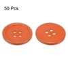 Unique Bargains Resin Craft Snap Round Flat 4-Hole Sewing Buttons 50 Pcs - 3 of 4