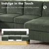 MOONMISS 101" Modular Corduroy Sectional Sofa with Two Ottomans,U Shaped Couch for Living Room,Office - 4 of 4