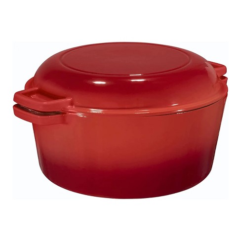 BRUNTMOR-3 Quart - Cast Iron Balti Dish (Red)