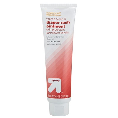 Diaper Rash Ointment, Vitamin A & D - 4oz - up & up™