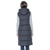 Women's Long Puffer Vest - S.E.B. By Sebby - 2 of 4