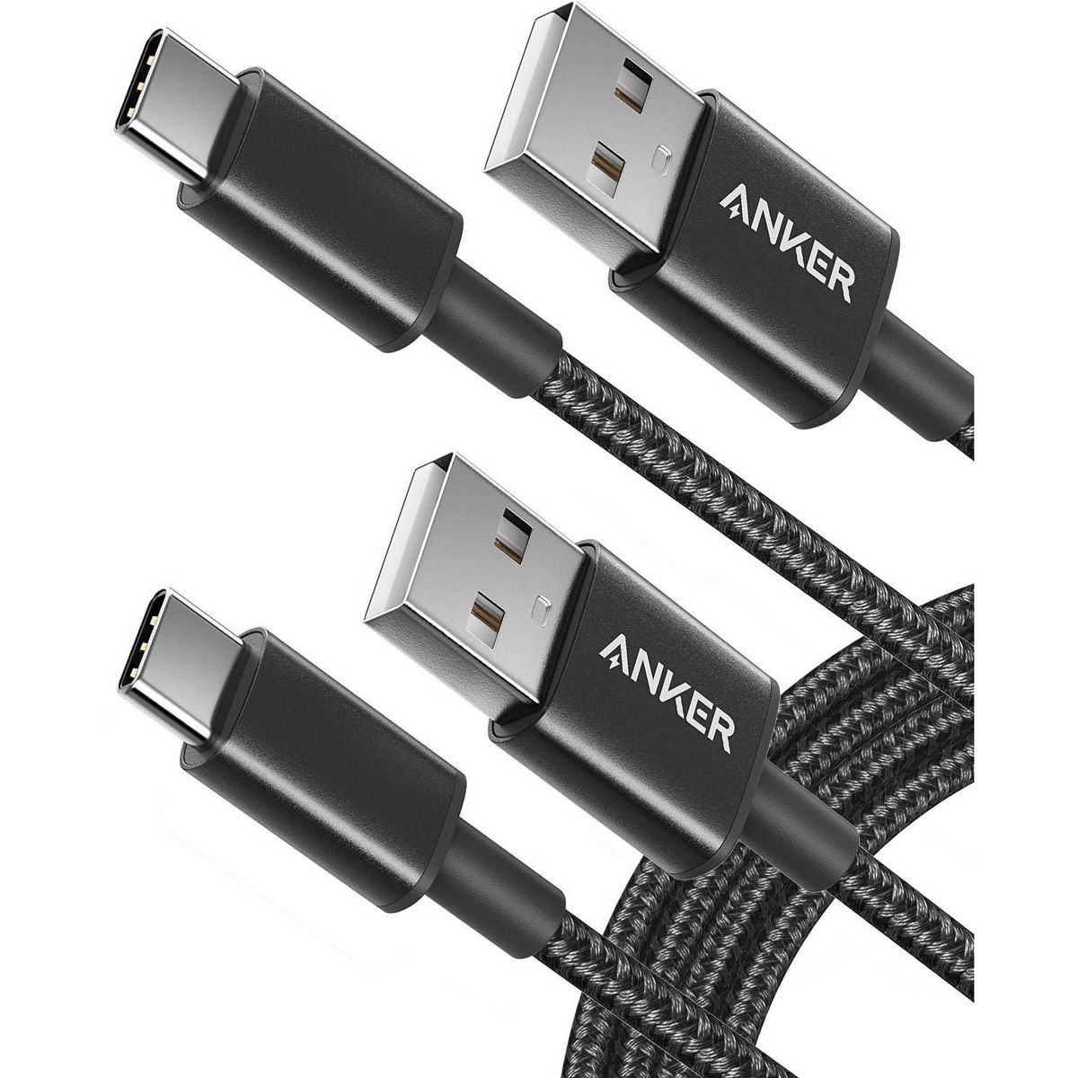 Anker Cable [2 Pack 6ft], USB A to USB C Cable