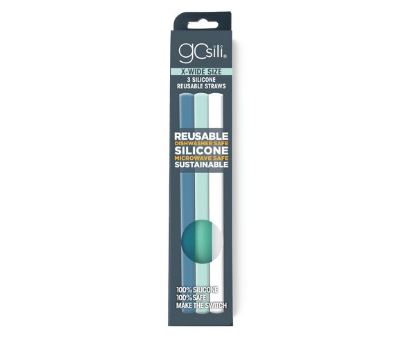 GoSili Extra Wide Straws