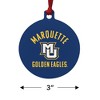 Marquette University Golden Eagles Aluminum Holiday Christmas Tree Ornament - 3 of 4