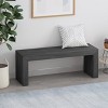 Dexmalle Acacia Wood Minimalist Dining Bench for Entryway - 2 of 4