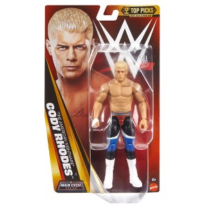 WWE Main Event Top Picks 2026 Wave 1 Cody Rhodes Action Figure - 1 of 3
