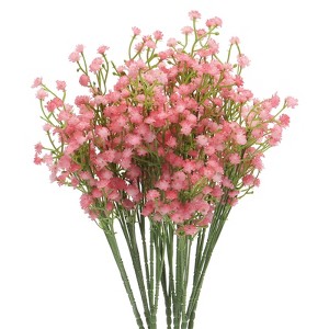 Unique Bargains Baby's Breath 3-Branch Artificial Flowers for Wedding Decoration - 1 of 4
