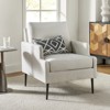 Leandes Mid-century Armchair with Tapered Metal Legs for Living Room and Bedroom | KARAT HOME - 3 of 4