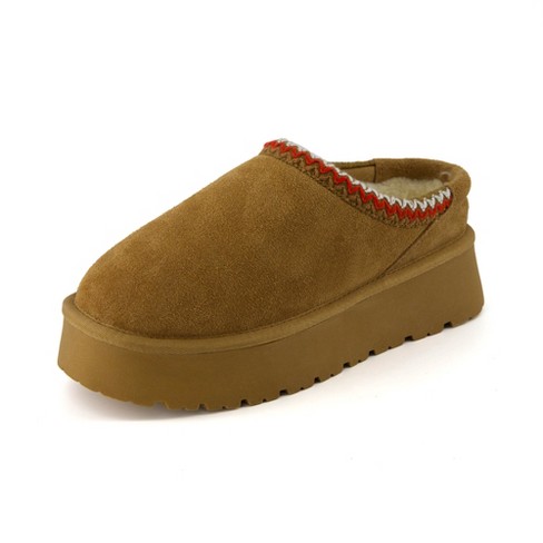 CUSHIONAIRE Keto Womens Slippers Slip-On Suede Mule Slipper