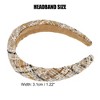 Unique Bargains Women's Tweed Padded Fashion Hairband Non Slip Knitted 1 Pc - 4 of 4