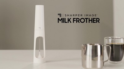 Sharper Image Milk Frother For Dense and Long Lasting Foam