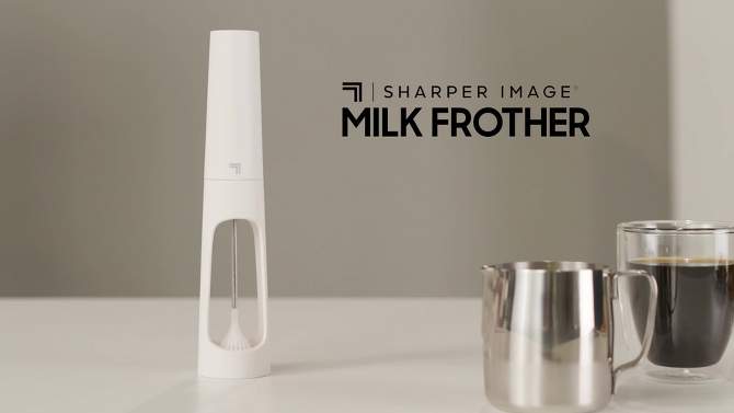 Sharper Image Milk Frother, 2 of 8, play video