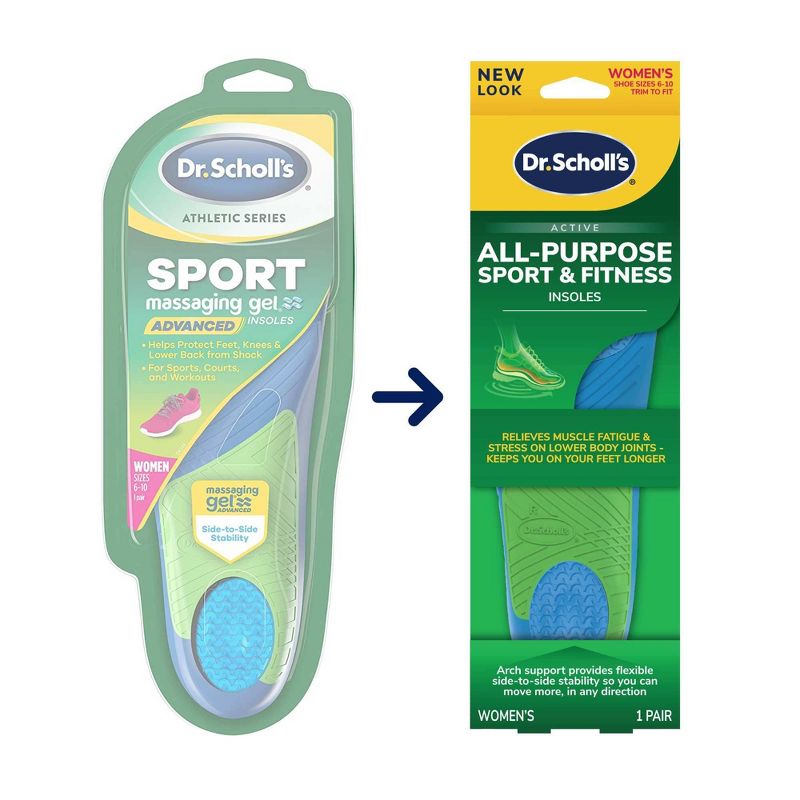 Dr. Scholl&#39;s All-Purpose Sport &#38; Fitness Women&#39;s Trim to Fit Comfort Insole - 1pair  - Size (6-10), 3 of 13