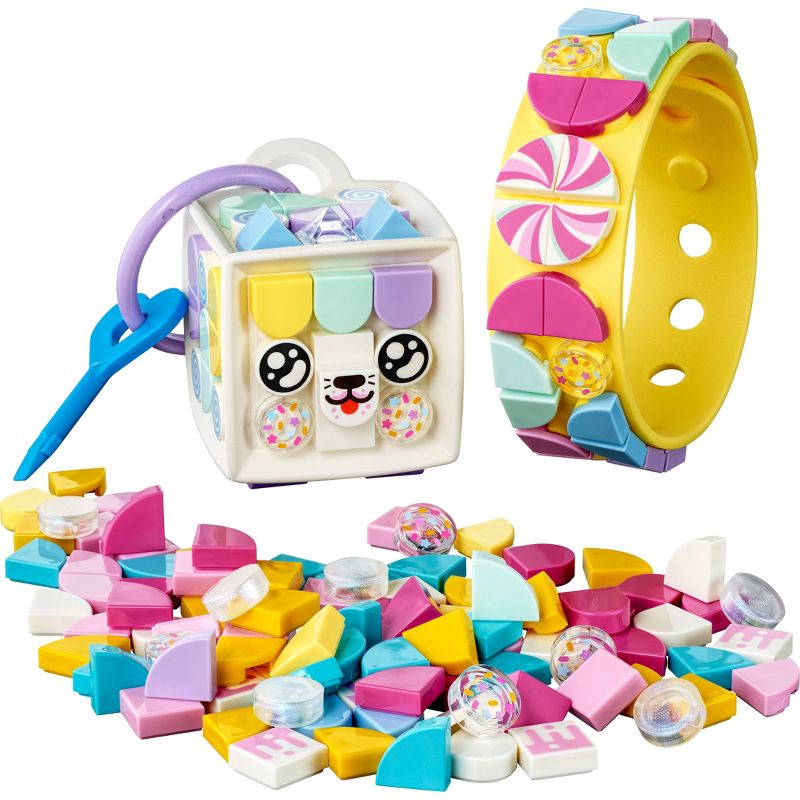 LEGO DOTS Candy Kitty Bracelet &#38; Bag Tag 41944 Building Set, 3 of 8