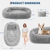 Coucheta 67"x43"x8" Human Dog Bed - Orthopedic Foam, Includes Pillow, Handle & Side Pocket, Available in Colors - 2 of 4